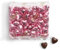 Leone dal 1857 - Sacchetto ricarica Cioccolatini a forma di Cuore di Cioccolato Fondente ripieni di Crema al Cacao - Collezione Love Pattern - 500gr