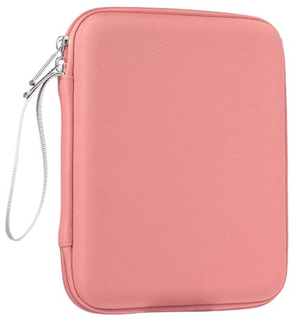 Card Case Holder Binder Album for Yoto Card Carrier Storage Organizer, Portable Folder with Zipper Strap for Audiobook Cards Pink 120-Pocket