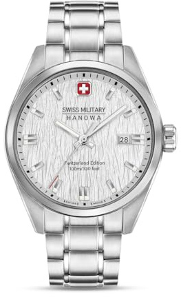Swiss Military Hanowa SMWGH0004601 Helvetica Switzerland Edition Herren mit Stahlband Saphirglas