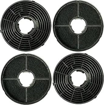 Beaufan Aktivkohlefilter passend Kompatibel mit Respekta MIZ0058, PKM CF130, 9090-2H, 6091H, Kompatibel mit Lamona HJA2480, HJA2908, LAM 240, Kompatibel mit Sogedis 352C66 Dunstabzugshauben (4er Set)