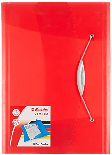 Esselte 624042 VIVIDA Dokumentenmappe (A4, PP) rot