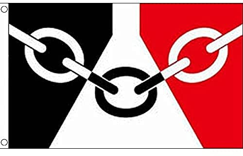 AZ FLAG - Black Country Flag - 2x3 Ft - 100D Polyester Black Country Banner with Two Metal Grommets - Fade Resistant - Vivid Colors - 2' x 3' Feet - 90x60 Cm