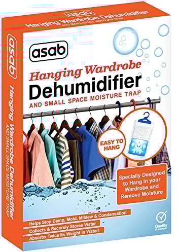 5 X Hanging Wardrobe Dehumidifier By 151 - Helps Stop Damp