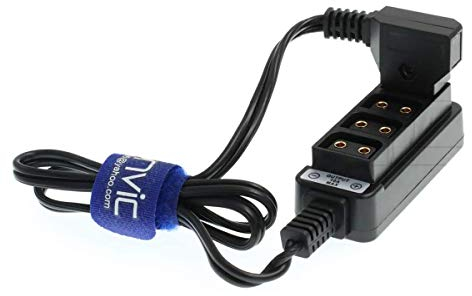 Tap Connectors D 4 Port to Your Tap B, Female P Hub Adapter Splitter for Photography Kit Power (4-Port-zu-Dtap-Kabel)