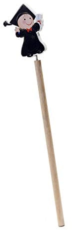 Mopec Pack Buntstifte Pit Skala, Holz, Braun, 0.7 x 4.2 x 24 cm, 6 Stück