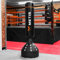 Forza Sac de Frappe Autoportant de 183 cm | Cuir Microfibre Durable et Résistant | Cibles de Frappe Numérotées pour la Boxe, Le Kick-Boxing et Le MMA (Noir/Blanc)