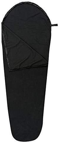 Highlander schlafsackfutter 80 x 215 cm Poly-Baumwolle/Flasche schwarz