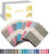 SOLTAKO XXL 8X Fouta Strandtuch Handtuch Saunatuch Badetuch Hamamtuch Geschenkset extra groß leicht, 100 x 200 cm (Farben: Babypink-Himmelblau-Lachs-Cappuccino-Khaki-Jeansblau-Koralle-Aqua)