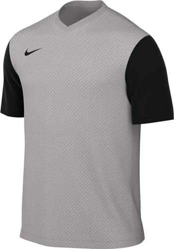 Nike Men's M Nk Df Tiempo Prem Ii JSY Ss Sweatshirt, Grey/Black, XXL