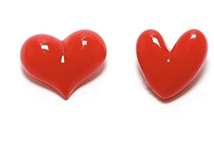 bopely Broche De Coeur Rouge Mignon pour Les Amoureux des Amoureux