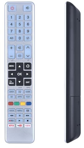 GOUYESHO RM-L1278 - Telecomando di ricambio universale per Toshiba TV 24D3433DB 32D3453DB 40L5435DG 48L3443DG 55L5447DG CT-90400 CT-90237 CT-90382 CT-90394 CT-8035555 CT-80 40 CT-8041 CT-8046