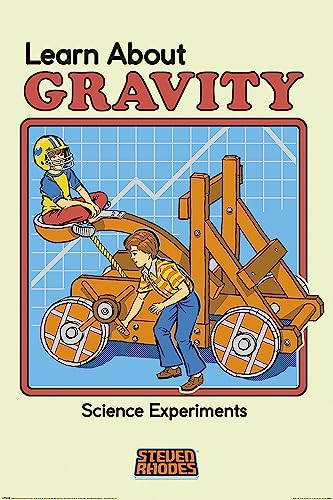 Grindstore Laminiertes Maxi-Poster Steven Rhodes (Learn About Gravity)