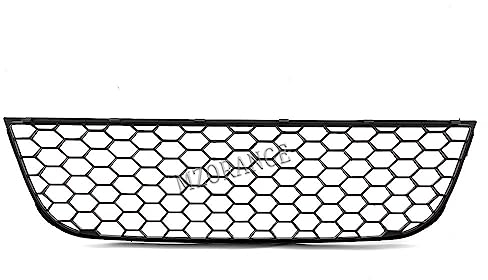 INLIMA Grid vorn Nebelscheinwerfer Für Polo-GTI MK4 9N3 2006 2007 2008 2009 ABS Schwarz Hohe Qualität Auto Front Center Bumper Vent Grille Grillabdeckung