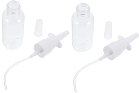 Ipetboom Kinderwerkzeuge 2St Flasche mit Nasenspray Sprühflaschen sanitär Nebenhöhlenreiniger -Sprühflasche Flaschenreiniger kleiner Plastikbehälter Nasenspülreiniger Nasenspüler