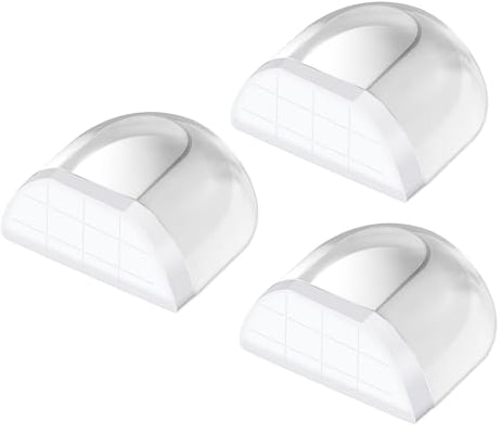Giantree 3 Stück Türstopper Boden zum Kleben, Türstopper Boden Selbstklebend Transparente Bodentürstopper türstopper boden kleben für alle Hartböden Zum Schutz Von Wand und Möbel
