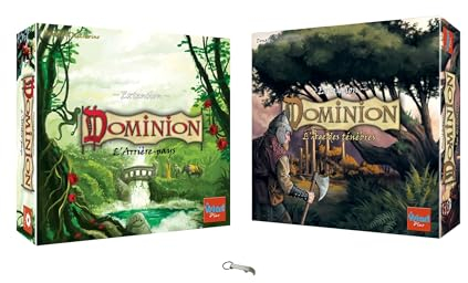 Set Dominion 2 Erweiterungen Das Dunkle Zeitalter + Das Hinterland Französische Version + 1 Decap Blumie (Finsternis + Land)