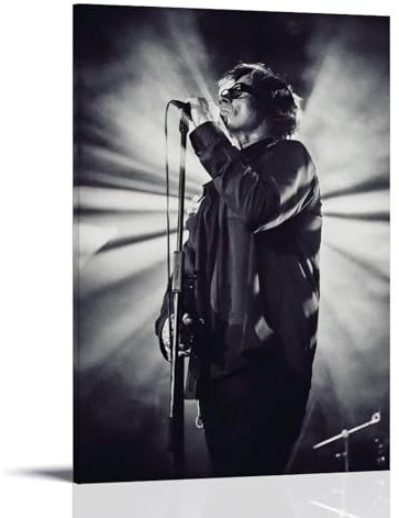 QEWSAR Mark Lanegan Vintage-Poster, Motiv: Sänger, dekoratives Gemälde, Leinwand, Wandkunst, Wohnzimmer, Schlafzimmer, 20 x 30 cm