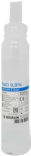 Physiologische Lösung 0,9% Natriumchlorid 100 ml (Packung mit 20 Stück unteilbar) -
