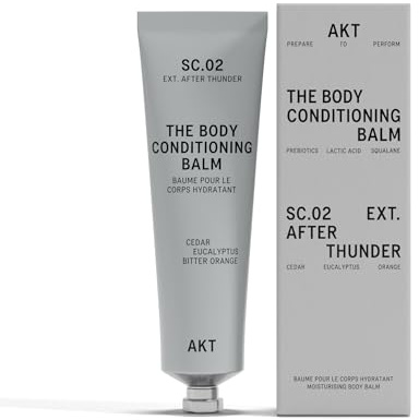AKT, The Body Conditioning Balm. FIRM, TONE and REJUVENATE with Olive Squalane, Shea & Collagen boosting ingredients.100ml/3.4Fl.Oz (100ml/3.4Fl.Oz, SC.02 Orange Grove) | Hydrating Body Balm, Firming Cream with Olive Squalane & Lactic Acid, Vegan Moisturizer, Plastic Free, Travel Size