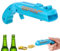 Flaschenöffner, Getränkedosen öffner Lustiger Flaschenöffner Bierdeckelpistole, Bieröffner Gadgets für Party Bar Home Shooting Game, Geschenk für Ihn Papa Ehemann (Blau)