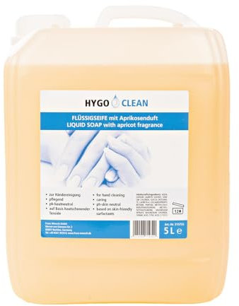 1 Stück Hygoclean Flüssigseife Apricot, orange, V: 10l, Flüssigseife, Handwaschseife, Handseife