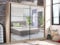 Artisan Oak Effect Sliding Door Wardrobe – 213cm Wide Closet with Full-Length Mirrored Doors, 5 Shelves & Hanging Rail – Modern Space-Saving Storage for Bedroom