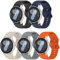 PureYule 5 PCS Cinturini da 20 mm per Galaxy Watch 7/6/5/4/FE 40 mm 44 mm, Galaxy Watch 6 47 mm 43 mm/Galaxy Watch 4 Cinturino Classico 42 mm 46 mm/Watch 5 pro 45 mm,Cinturini per da Donna a Uomo
