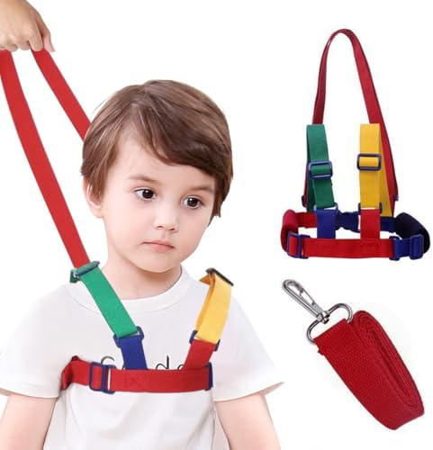 ZORVYN 1 PSC Kindergeschirr Baby Antiverlust Gürtel, Kindersicherheit unterwegs, Kinder Sicherheitsleine Handgelenk, Geschirr/Leine/Haltegurt