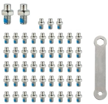 UncleS 50 Stück Fahrradpedal Anti Rutsch Nägel Ersatzschrauben Stiftschrauben Rennräder Schraube Fahrräder Hexagona Pedale Stift Rennradschraube