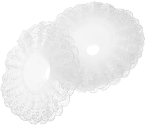 Alipis Brautblumen Halterkragen für Braut, 4 Stück, Weiß, Polyester