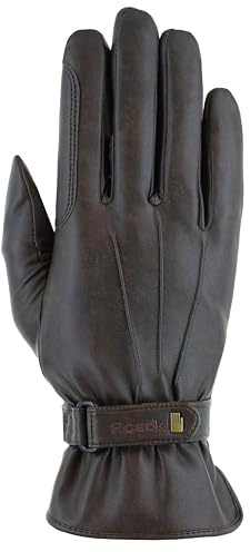 ROECKL Winter Reit Handschuhe WAGO, antikbraun, 6.5