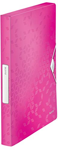 Leitz 46290023 Ablagebox WOW, A4, PP, 30 mm, pink metallic