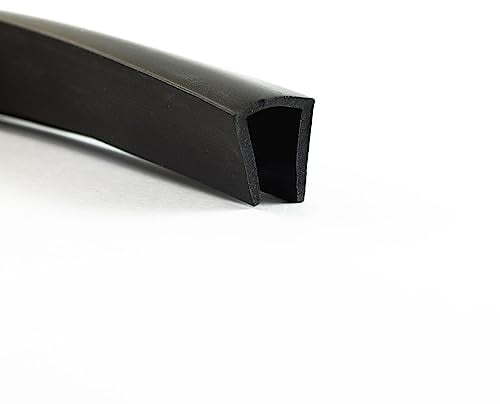 EUTRAS [10m] Fassungsprofil FP3005 Gummidichtung 10mm – schützt und dichtet zuverlässig ab – für Bleche, Glas und Bauelemente – deutsche Industriequalität Made in EU
