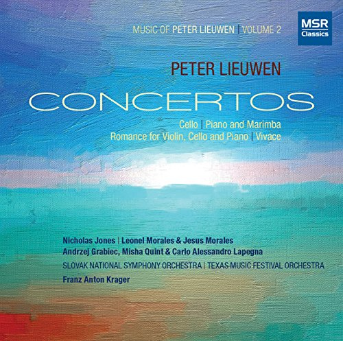 Concertos - Music of Peter Lieuwen, Volume 2: Cello Concerto; Concerto for Piano, Marimba and Orchestra; Romance for Violin, Cello and Piano; Vivace for String Orchestra [World Premiere Recordings]