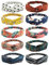 DRESHOW 10 Stück Damen Boho Stirnband Kopfband Haarband Gedruckt Stirnbänder Knoten Verdrehtes Elastische Kopf Wickeln Niedlich Haarschmuck für Mädchen