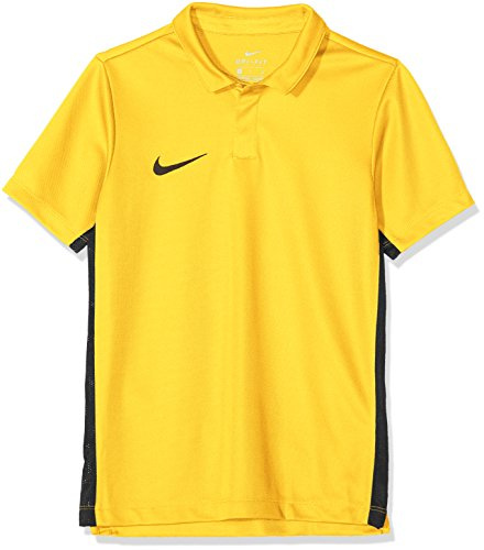 Nike Kinder Dry Academy18 Football Polo Shirt, Gelb (Tour Yellow/Anthracite/Black/719), Gr. S