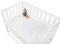 Pinolino 540024-2D Spannbetttücher für Wiegen, Anstellbettchen und Kinderwagen im Doppelpack 'Sternchen', Jersey, Uni, weiß/hellblau/blau