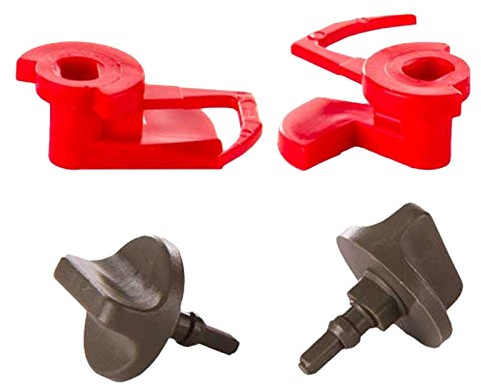 SPARES2GO Kunststoff Mechanische Schlösser für Siemens Extractor Dunstabzugshaube