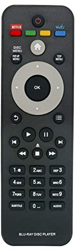 New Replacement Remote Control fit for Philips Blu-ray Disc DVD Player DS3110 BDP2100 BDP2180 BDP3400 BDP3480 BDP3300 BDP3305 BDP3310 BDP3380 BDP2980 BDP2900 BDP2930 BDP3382 BDP3390 BDP2100K