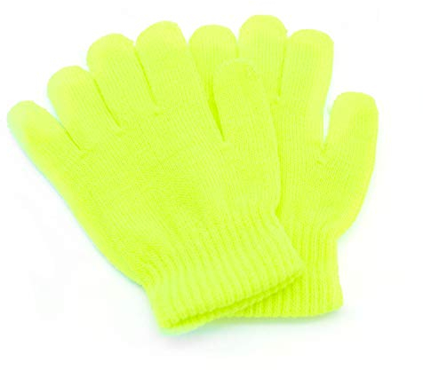 The Glowhouse Magische Handschuhe - Neonfarben - Gelb - Einheitsgröße