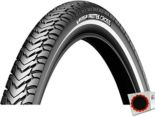 Michelin Draht Protek Cross 28 32-622 28x1.25 Gumwall,Dynamo Band E-Bike Reflex