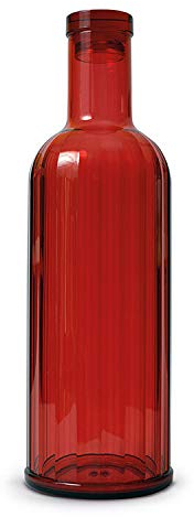 WD LIFESTYLE Flasche 1 l rot aus Acryl Küchentisch Zubehör