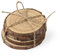 Tronchi di legno – Fetta di legno – set da 8 pezzi (2x set da 4 pezzi) – diametro 8 cm/10 cm.