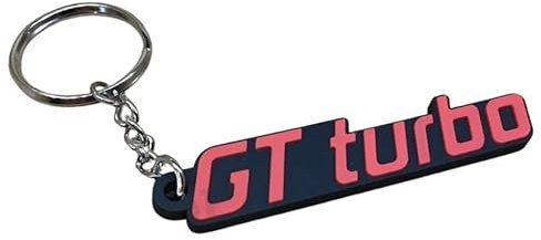 Générique Porte CLÉS PVC Souple R5 GT Turbo Logo (Noir)