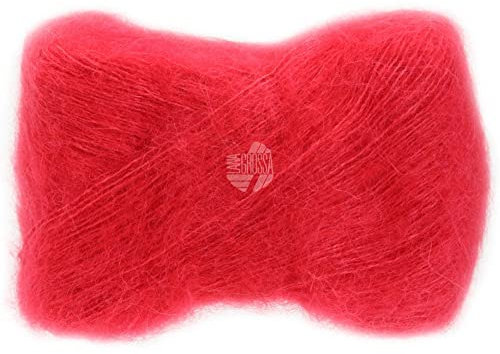 LANA GROSSA Setasuri | Feines Lace-Garn aus Suri-Alpakafasern mit Seide | Handstrickgarn aus 69% Alpaka (Suri) & 31% Seide | 25g Wolle zum Stricken & Häkeln | 212m Garn FB9