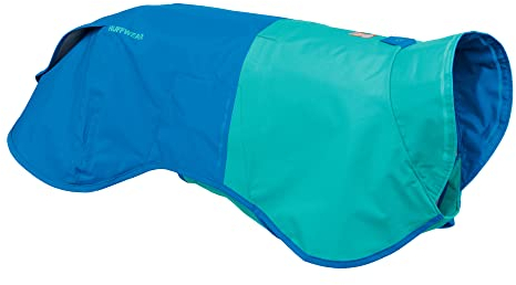Ruffwear Sun Shower Regenponcho, Leichter wasserdichter Regenmantel für Hunde, Größe: X-Large, Blue Dusk