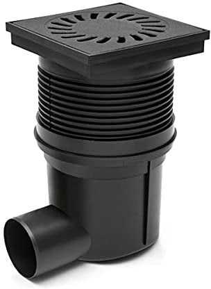 Bodenablauf Gußeisenrost 150x50 mm Kellerablauf Ablauf Geruchsverschluss Klapp