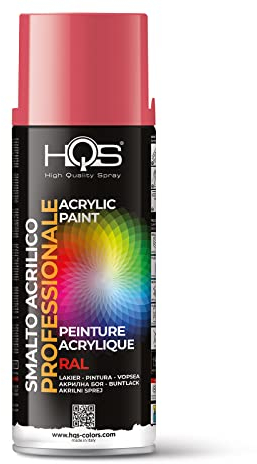HQS Bombe de peinture acrylique, couleurs Ral (Ral 3017 - Rosé)