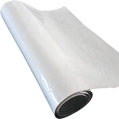 YJFENG Gewächshaus Film, Reflektierende Schwarz-Weiß-Folie, 100% Wasserdicht Lichtbeständig Trennwand Teichfolie, Wärmedämmung Barrieren Schuppenabdeckung, Für Grow (Farbe : 0.12mm, Größe : 2x9m)