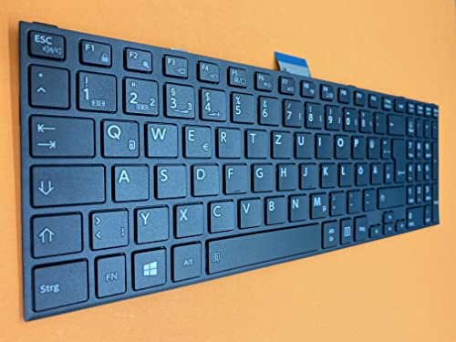 T-ProTek DEUTSCHE-Tastatur Keyboard kompatibel für Toshiba Tecra A50-C-16F